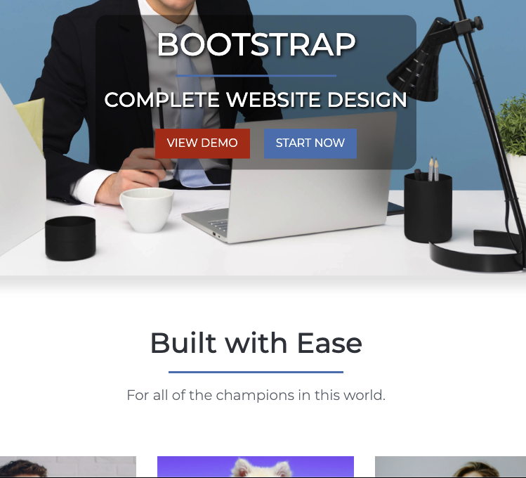 Bootstrap site